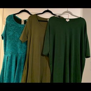 It’s not easy being green…WRONG! Look at the beautiful shades of LuLaRoe here!